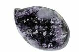 Wide, Sparkling Purple Amethyst Geode - Uruguay #379328-1